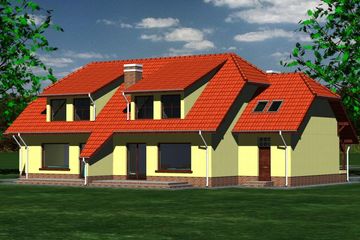  Projekt domu 602 (BBF1078) - projekt domu parterowego z poddaszem - Zdjęcie 3