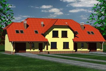  Projekt domu 602 (BBF1078) - projekt domu parterowego z poddaszem - Zdjęcie 4