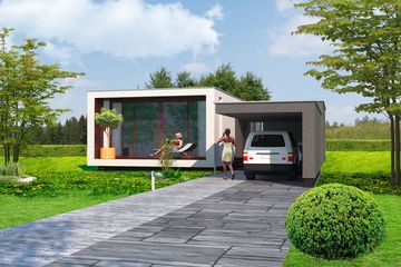  Projekt domu MD-6 (KKA1009) - projekt domu parterowego - Zdjęcie 5