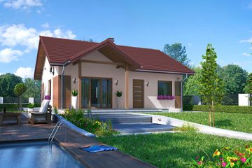  Projekt domu w Arkansas (KRN1073) - projekt domu parterowego - Zdjęcie 2