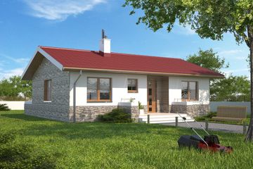  Projekt domu Oban LMB96 (WRB1507) - projekt domu parterowego - Zdjęcie 4