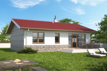  Projekt domu Oban LMB96 (WRB1507) - projekt domu parterowego - Zdjęcie 5