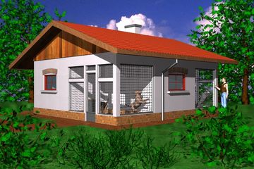  Projekt budynku inwentarskiego BR-151 (KRG1113) - projekt budynku parterowego - Zdjęcie 1