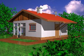  Projekt budynku inwentarskiego BR-151 (KRG1113) - projekt budynku parterowego - Zdjęcie 3