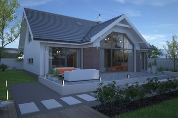  Projekt domu Tampa DCP317 (WOB1550) - projekt domu parterowego z poddaszem - Zdjęcie 8