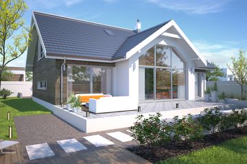  Projekt domu Tampa DCP317 (WOB1550) - projekt domu parterowego z poddaszem - Zdjęcie 9