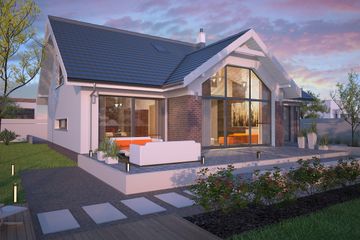  Projekt domu Tampa DCP317 (WOB1550) - projekt domu parterowego z poddaszem - Zdjęcie 10