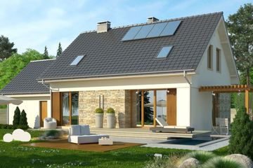  Projekt domu Ideal 2G (WRN1255) - projekt domu parterowego z poddaszem - Zdjęcie 2