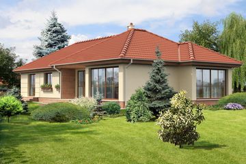  Projekt domu Bari DCB53 (WOB1013) - projekt domu parterowego - Zdjęcie 3