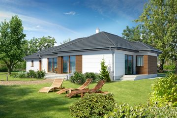  Projekt domu Somerset DCB57 (WOB1077) - projekt domu parterowego - Zdjęcie 3