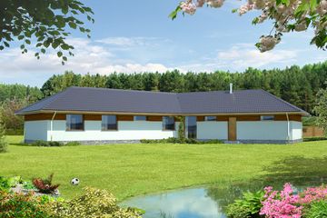  Projekt domu Girona DCB75 (WOB1130) - projekt domu parterowego - Zdjęcie 3