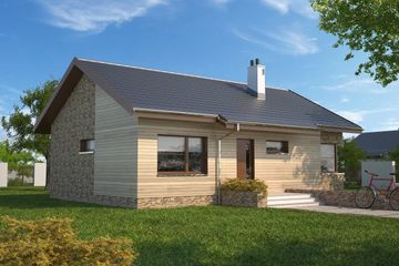  Projekt domu Royan DCB89 (WOB1520) - projekt domu parterowego - Zdjęcie 3