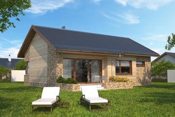  Projekt domu Royan DCB89 (WOB1520) - projekt domu parterowego - Zdjęcie 4