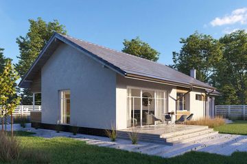  Projekt domu Royan II DCB89a (WOB1537) - projekt domu parterowego - Zdjęcie 3