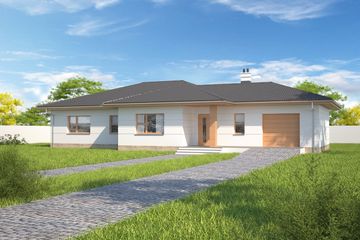  Projekt domu Palermo DCB100 (WOB1557) - projekt domu parterowego - Zdjęcie 4