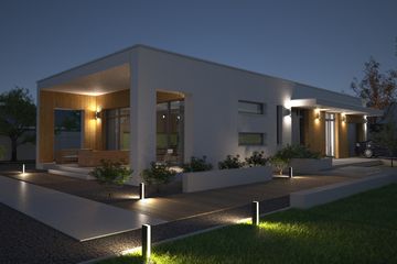  Projekt domu Lancaster II DCB104a (WOB1560) - projekt domu parterowego - Zdjęcie 8