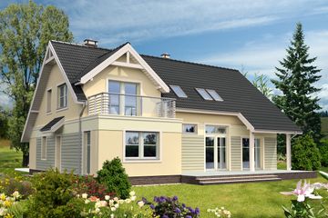  Projekt domu Heidelberg II DCP207a (WOB1117) - projekt domu parterowego z poddaszem - Zdjęcie 4