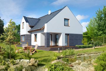  Projekt domu Kyoto DCP245 (WOB1110) - projekt domu parterowego z poddaszem - Zdjęcie 3