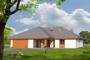  Projekt domu MD-18 (KKA1016) - projekt domu parterowego - Zdjęcie 3