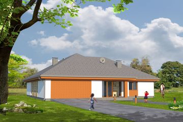  Projekt domu MD-18 (KKA1016) - projekt domu parterowego - Zdjęcie 5