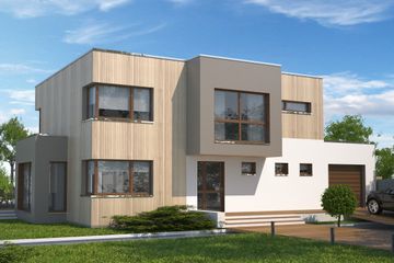  Projekt domu Auckland DCP292 (WOB1525) - projekt domu z pełnym piętrem - Zdjęcie 4