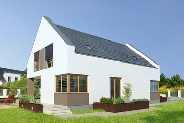 Projekt domu Garda II DCP310a - parterowy z poddaszem dom o powierzchni 170,79 m², dach dwuspadowy - ujęcie 7