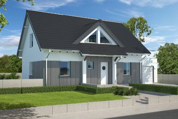  Projekt domu Darmstadt Pasywny 1 LDP01 (WOB1078) - projekt domu parterowego z poddaszem - Zdjęcie 3