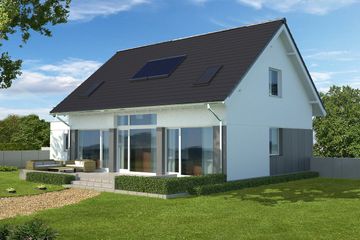  Projekt domu Darmstadt Pasywny 1 LDP01 (WOB1078) - projekt domu parterowego z poddaszem - Zdjęcie 4