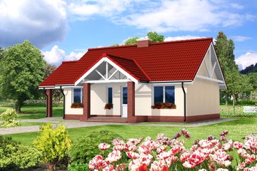  Projekt domu Lwów LMB20 (WRB1051) - projekt domu parterowego - Zdjęcie 3