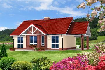  Projekt domu Lwów LMB20 (WRB1051) - projekt domu parterowego - Zdjęcie 4