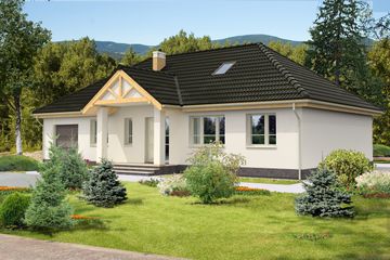  Projekt domu Praga LMB24 (WRB1120) - projekt domu parterowego - Zdjęcie 4