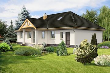  Projekt domu Praga LMB24 (WRB1120) - projekt domu parterowego - Zdjęcie 6