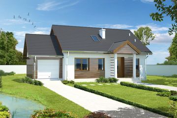  Projekt domu Tuluza III LMB31b (WRB1457) - projekt domu parterowego - Zdjęcie 3