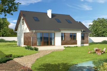  Projekt domu Tuluza III LMB31b (WRB1457) - projekt domu parterowego - Zdjęcie 4