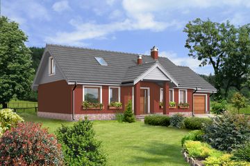  Projekt domu Haga III LMB47b (WRB1233) - projekt domu parterowego - Zdjęcie 3