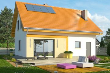  Projekt domu Iskra (WRN1238) - projekt domu parterowego z poddaszem - Zdjęcie 2