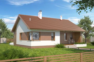  Projekt domu Hobart LMB85 (WRB1498) - projekt domu parterowego - Zdjęcie 4