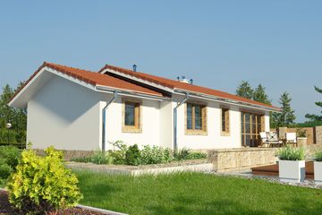  Projekt domu Oban II LMB96a (WRB1538) - projekt domu parterowego - Zdjęcie 7