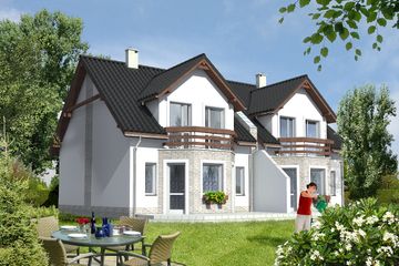  Projekt domu Baltimore LMBL19 (WRB1181) - projekt domu parterowego z poddaszem - Zdjęcie 5