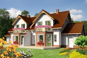  Projekt domu Filadelfia LMBL21 (WRB1324) - projekt domu parterowego z poddaszem - Zdjęcie 4