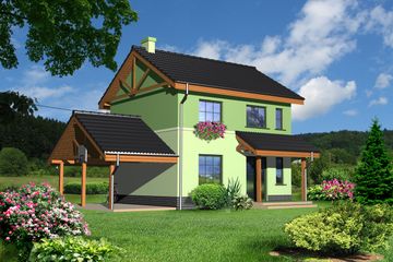  Projekt domu Glasgow LMP18 (WRB1013) - projekt domu z pełnym piętrem - Zdjęcie 4