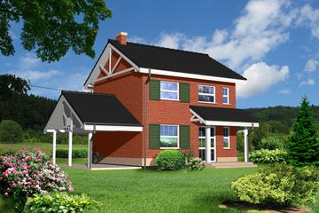  Projekt domu Glasgow LMP18 (WRB1013) - projekt domu z pełnym piętrem - Zdjęcie 6