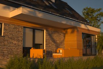  Projekt domu Santana LMP289 (WRB1491) - projekt domu parterowego z poddaszem - Zdjęcie 6