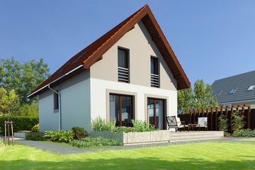  Projekt domu Eden LMP337 (WRB1547) - projekt domu parterowego z poddaszem - Zdjęcie 6