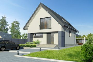  Projekt domu Sydney LMP344 (WRB1551) - projekt domu parterowego z poddaszem - Zdjęcie 5