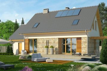  Projekt domu Umbria 2 (WRN1269) - projekt domu parterowego z poddaszem - Zdjęcie 2