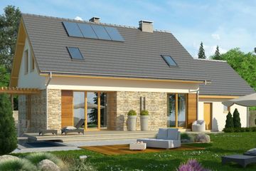  Projekt domu Umbria 2G (WRN1271) - projekt domu parterowego z poddaszem - Zdjęcie 2