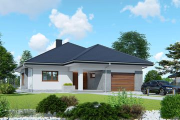  Projekt domu APS 272 (LUA1367) - projekt domu parterowego - Zdjęcie 1