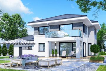  Projekt domu APS 274 + 2G (LUA1371) - projekt domu z pełnym piętrem - Zdjęcie 2