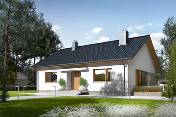  Projekt domu Swen II energo (WRC2594) - projekt domu parterowego - Zdjęcie 3